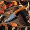 Buckthorn – Custom Handmade Damascus Guthook Knife