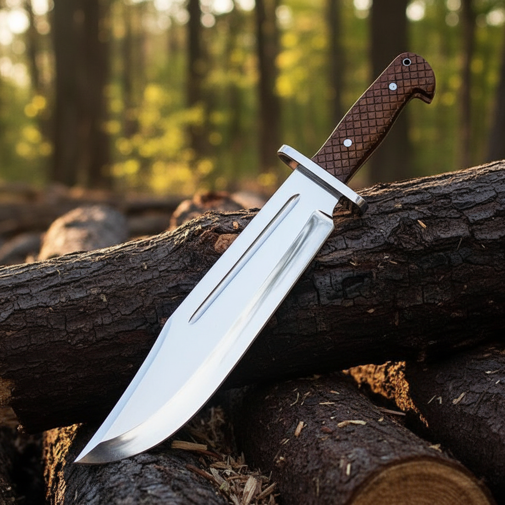 Timberfang – Custom Handmade D2 Steel Bowie Knife