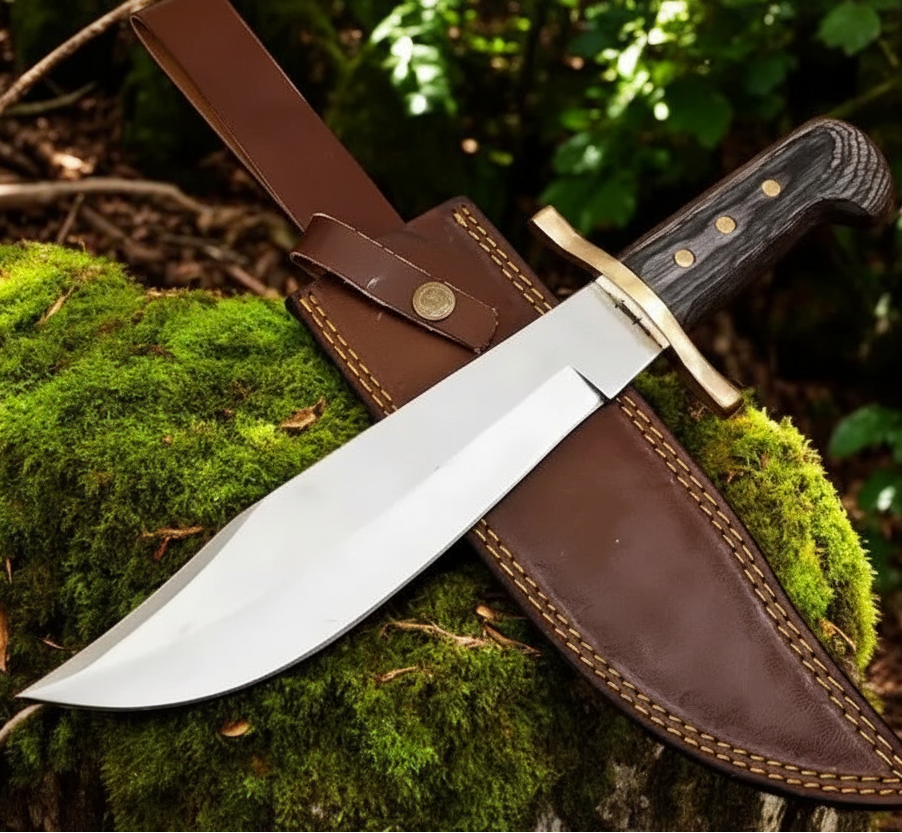 Bowie Frontier Legacy Knife – Custom Handmade D2 Steel Bowie