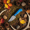 Hunter’s Blue Ridge Damascus Skinning Knife